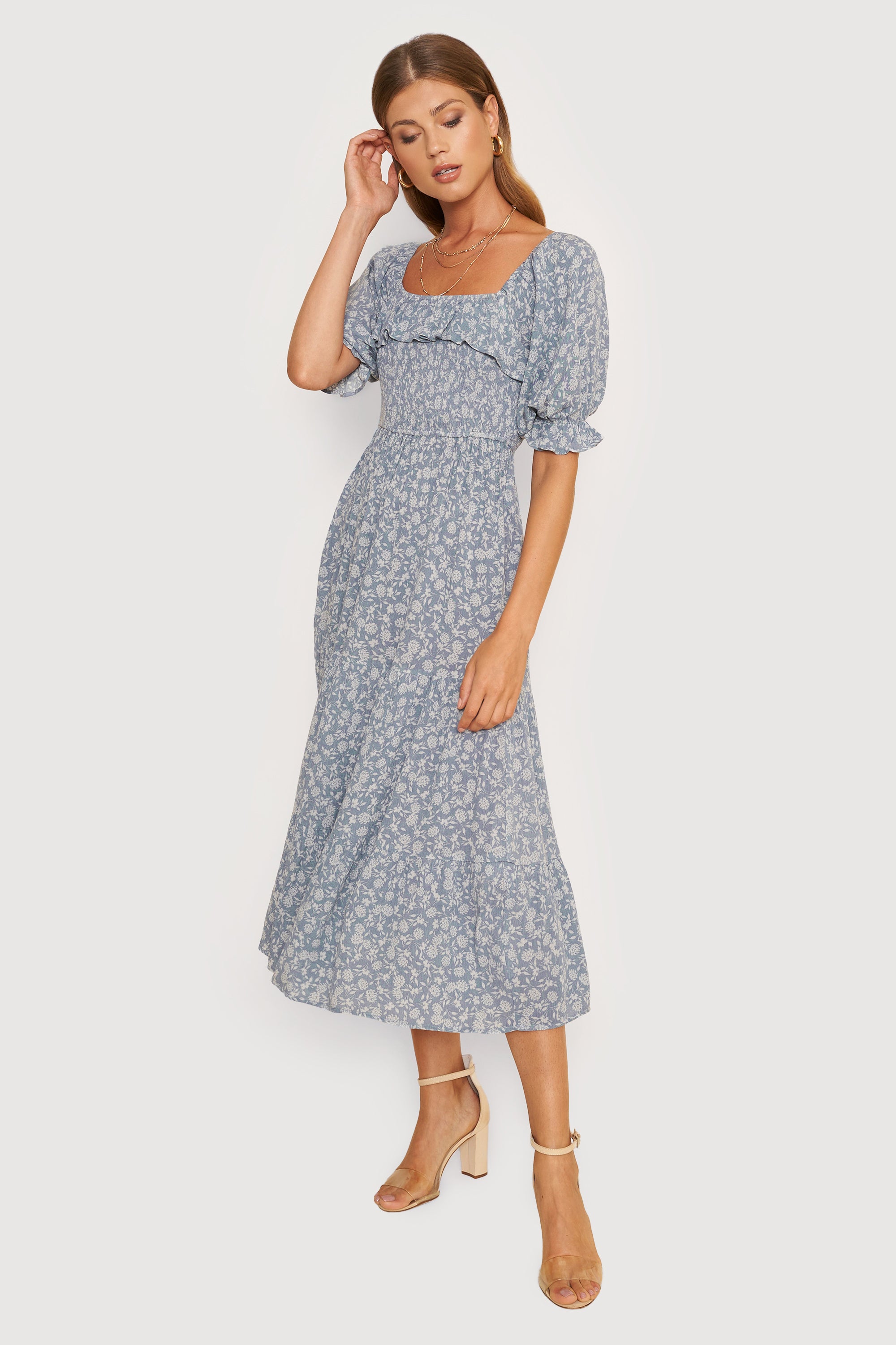 knee length dresses for ladies Knox Maxi Dress Chocolate main image 0